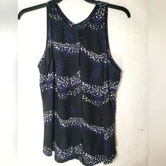 Sanctuary Black Button Up Sleeveless Lightweight Shirt Sz M - Picture 1 of 8